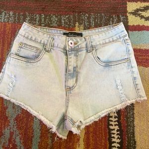 High Waisted Jean Shorts